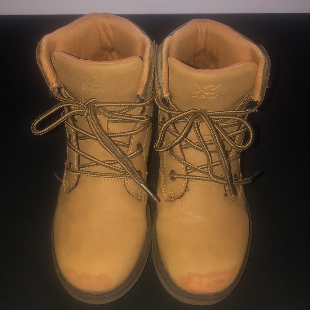 Xray Footwear Little Boys Leo Wheat with Camouflage on collar Boot